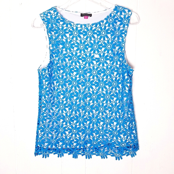 Vince Camuto Floral Tank Top - Picture 6 of 10